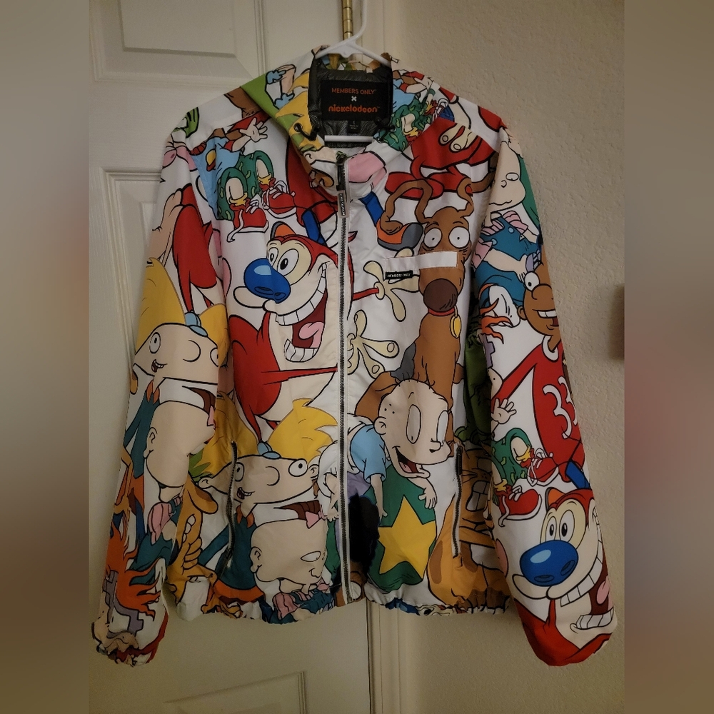 Rare Collectors MEMBERS ONLY Nickelodeon Jacket Sz LARGE
